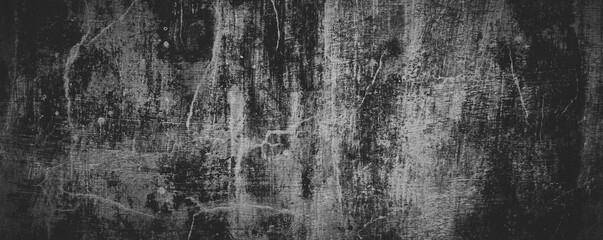 Abstract black grunge wall texture background