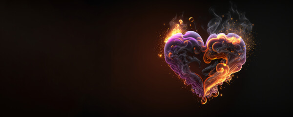 Obraz premium Valentine Heart (Generative Art)