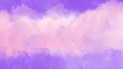 Fototapeta premium Purple watercolor background for textures backgrounds and web banners design