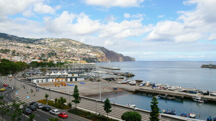 View of Madeira harbor