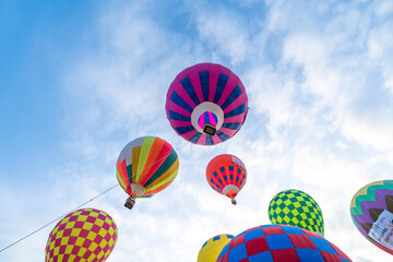 A hot-air balloon festival kicked off on January 22, 2022 to celebrate the first founding...