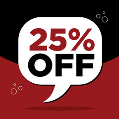 sale discount 25% off