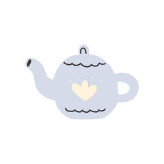 Abstract doodle Rainbow graphic isolated on white background. Hand drawn vector illustration. Design elements.