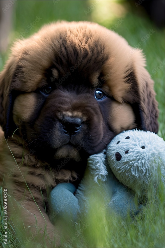 Wall mural puppy