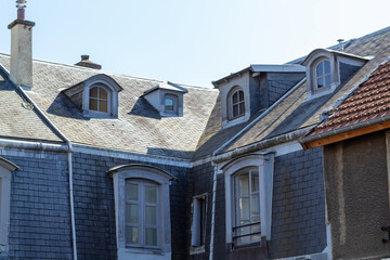 old house in the old town country