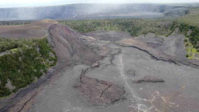 Hawaii- Volcanos Aerial Footage