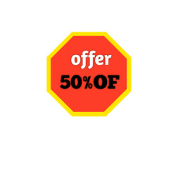 Offer 50% of