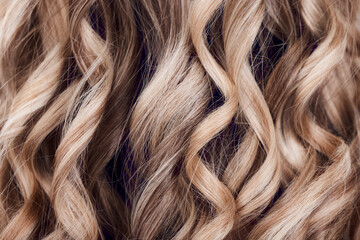 Beauty, hair care and hair closeup of woman in studio after salon treatment for growth, texture or...