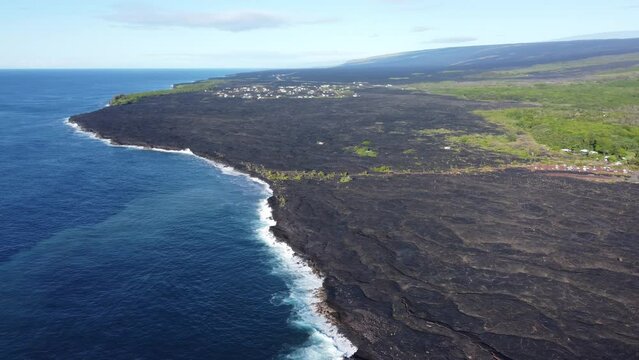 Hawaii- Volcanos Aerial Footage