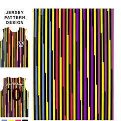 Abstrac vertical line concept vector jersey pattern template for printing or sublimation sports uniforms football volleyball basketball e-sports cycling and fishing Free Vector.	