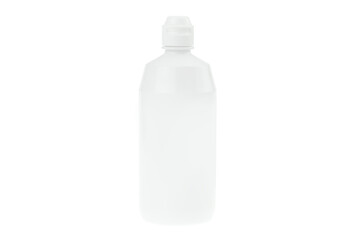 White plastic bottle