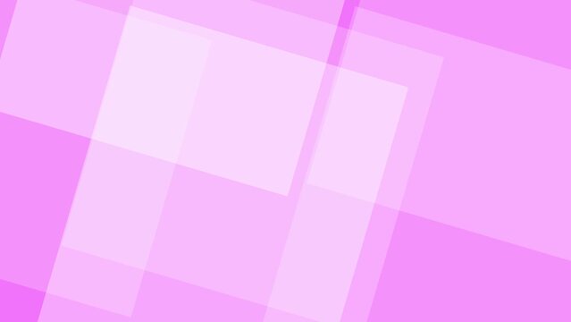 Pink corporate abstract background of looping animated gradient geometric shapes