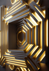 background with gold bars