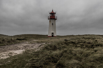 Fototapeta na wymiar The Lighthouse List West, Sylt, Germany, Europe