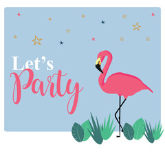 party invitation with flamengo