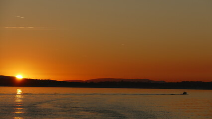 Sunset on Lake Constance