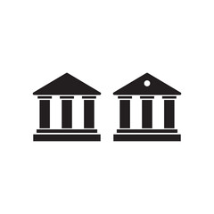bank building icon symbol
