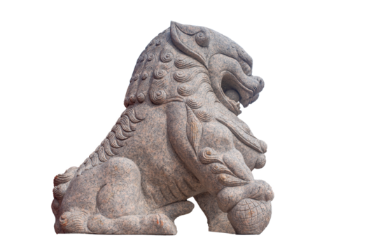 Stone Lion Statue With Transperency Background, Png photos - Powered by Adobe