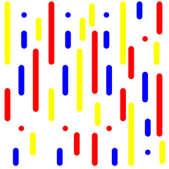 Vector illustration colorful seamless line design pattern minimal style