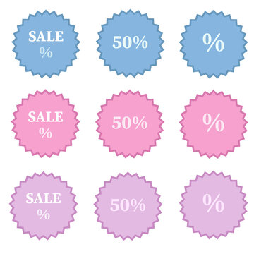 set of sale labels, discout, big sale, vector, stiker