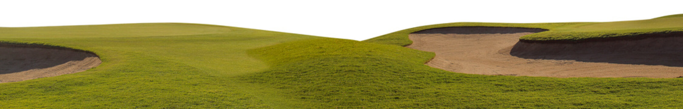 isolated golf course landscape
