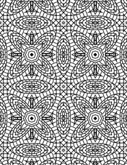 Black and white abstract geometric pattern