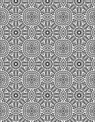 Black and white abstract geometric pattern