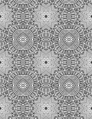 Black and white abstract geometric pattern