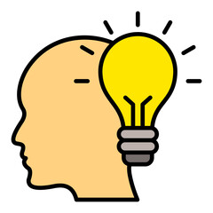 Innovative Filled Line Icon