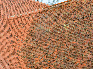 Historische Dächer im Kloster Maulbronn