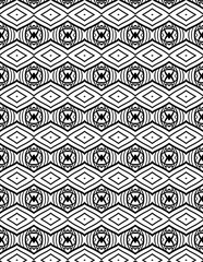 Black and white abstract geometric pattern