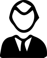 Obraz premium Silhouette, Vektor, human, modern, Icon, Business,