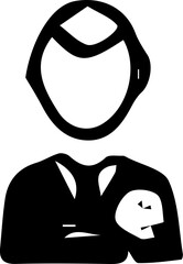 Silhouette, Vektor, human, modern, Icon, Business,