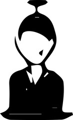 Silhouette, Vektor, human, modern, Icon, Business,