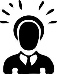 Silhouette, Vektor, human, modern, Icon, Business, © Evamaria