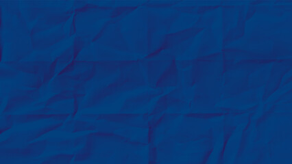 Fototapeta premium Paper texture background, Crumpled paper. Dark blue creased paper.