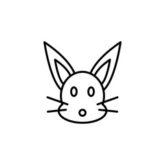 rabbit zodiac vector for website symbol icon presentation