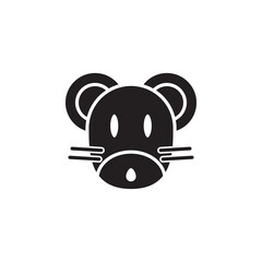 rat zodiac vector for website symbol icon presentation