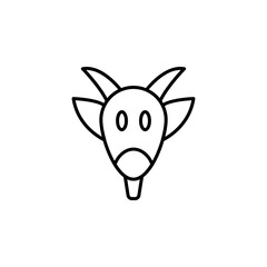 goat vector for website symbol icon presentation