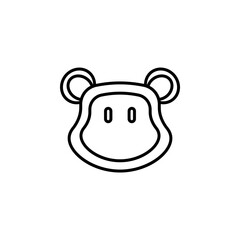 monkey zodiac vector for website symbol icon presentation
