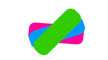 closeup the lemon with pink ,sky, color background design on the white background.