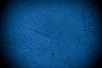 Old wall pattern texture cement green dark abstract  blue color design are light with black gradient background.