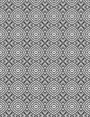 Black and white abstract geometric pattern