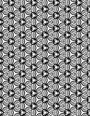Black and white abstract geometric pattern