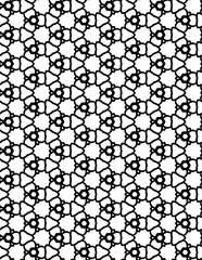 Black and white abstract geometric pattern