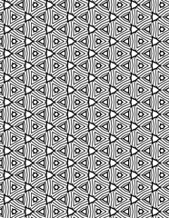 Black and white abstract geometric pattern