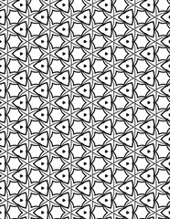 Black and white abstract geometric pattern
