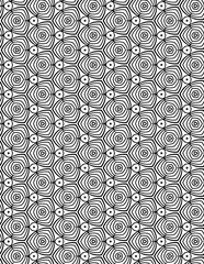 Black and white abstract geometric pattern
