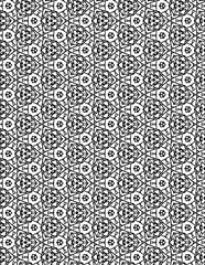Black and white abstract geometric pattern
