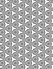 Black and white abstract geometric pattern
